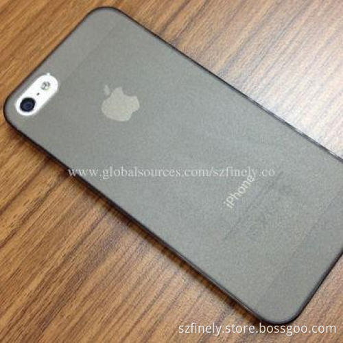 Simple PC Cases for iPhone 5/5S with 0.5mm Thickness, Various Colors Available